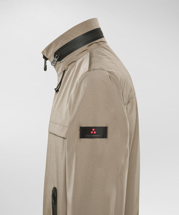 Bomber jacket with removable hood and black details - Peuterey