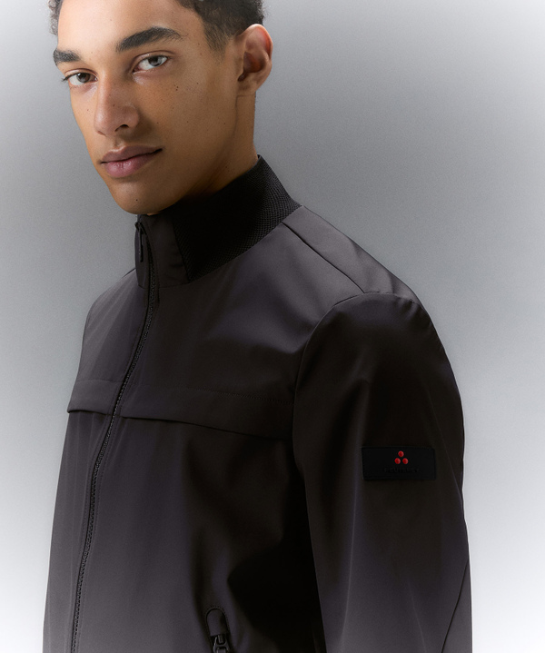 Stretch bomber jacket with contrasting details - Peuterey