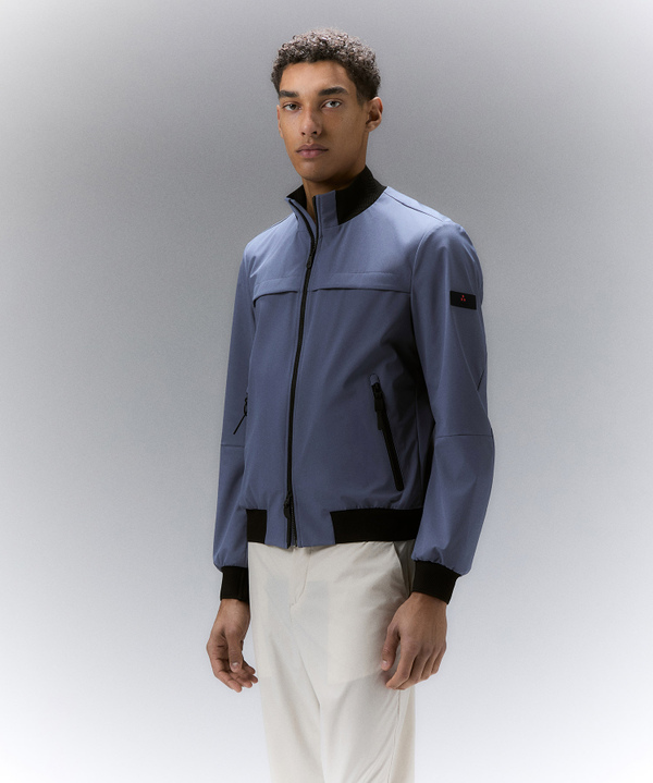 Stretch-Bomberjacke mit kontrastierenden Details - Peuterey