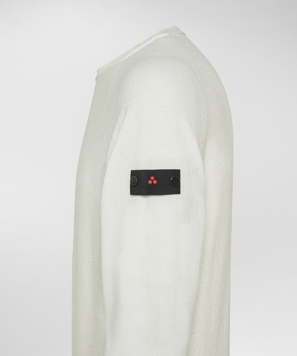 Terry-effect knit long-sleeve sweater - Peuterey