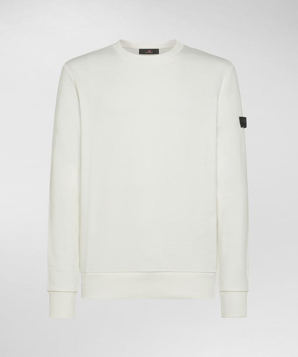 100% cotton crewneck sweatshirt - Peuterey