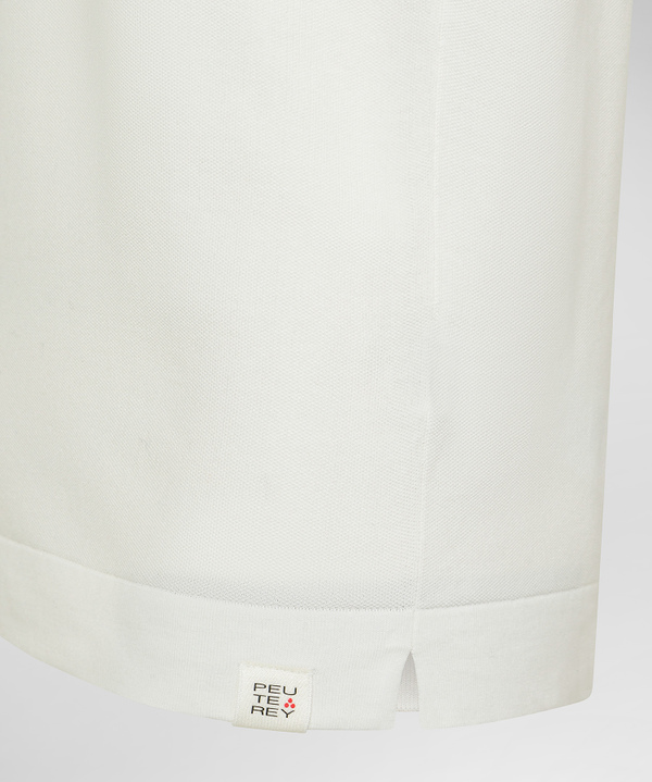 100% cotton pique knit polo shirt - Peuterey