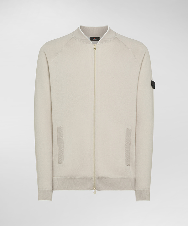 Fleece-effect full-zip sweater - Peuterey
