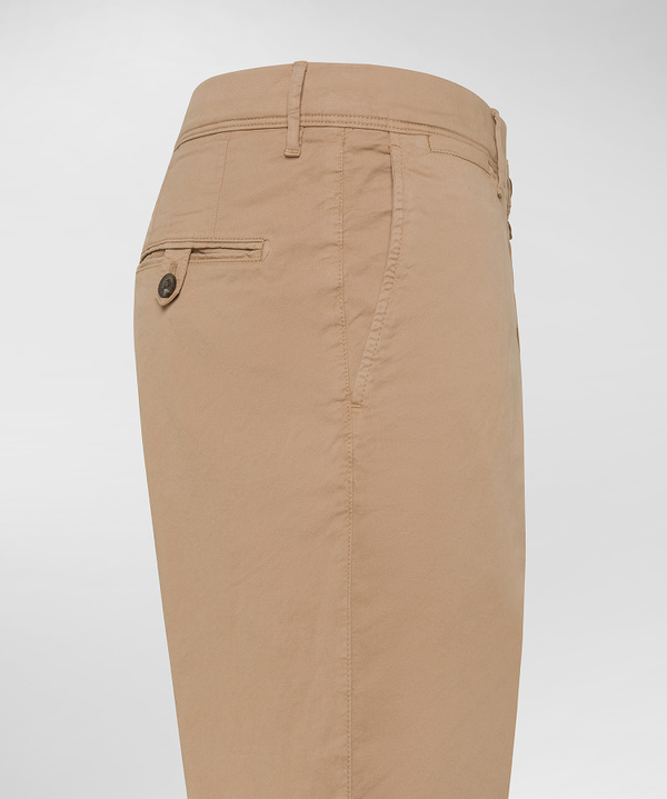Stretch pima cotton gabardine trousers - Peuterey
