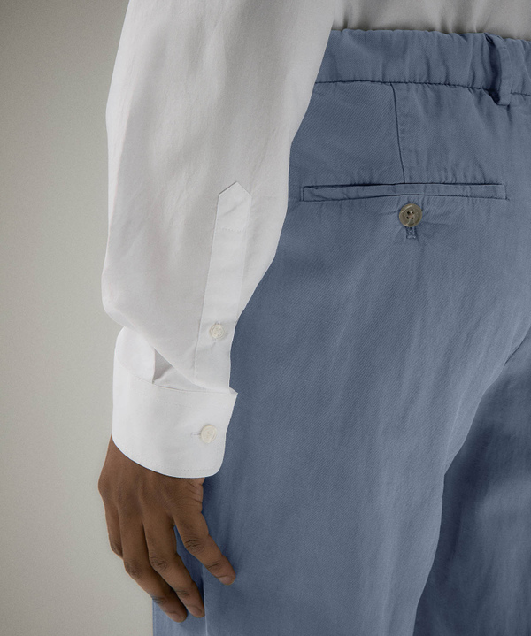 Soft, lightweight fabric trousers - Peuterey