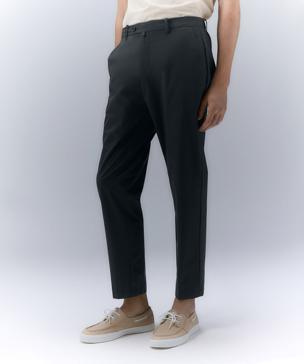 Pantaloni in tela di poliestere con dettagli essenziali - Peuterey