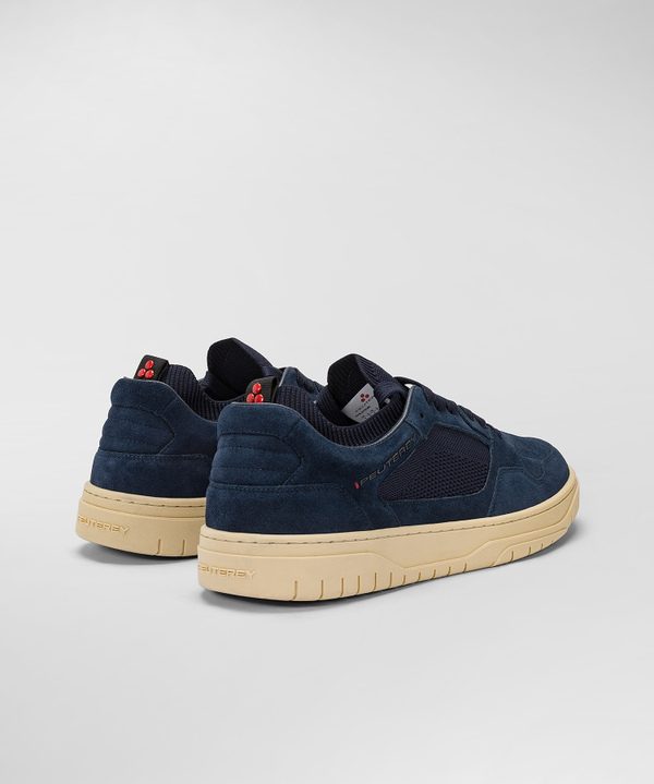 Suede and technical jersey sneakers - Peuterey
