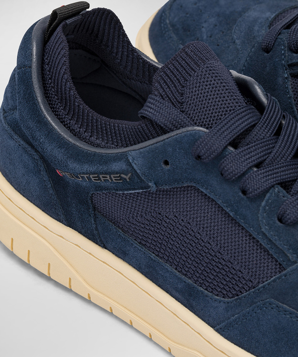 Suede and technical jersey sneakers - Peuterey