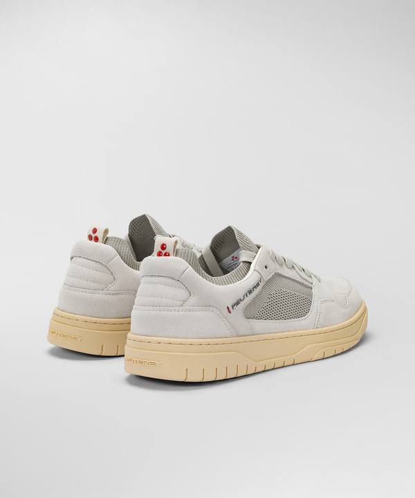 Suede and technical jersey sneakers - Peuterey