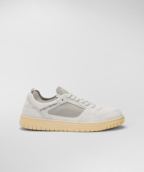 Suede and technical jersey sneakers - Peuterey