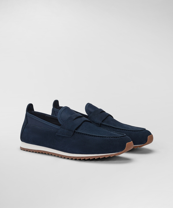 Suede loafers with detail - Peuterey