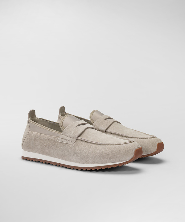 Suede loafers with detail - Peuterey