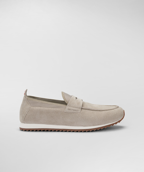 Suede loafers with detail - Peuterey