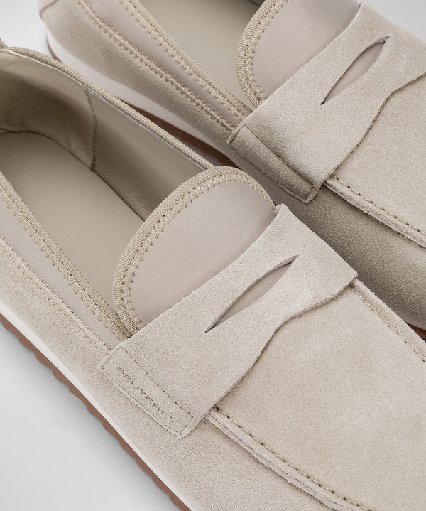 Suede loafers with detail - Peuterey