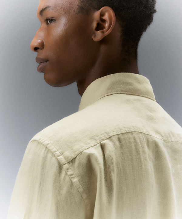 Garment-dyed linen shirt - Peuterey