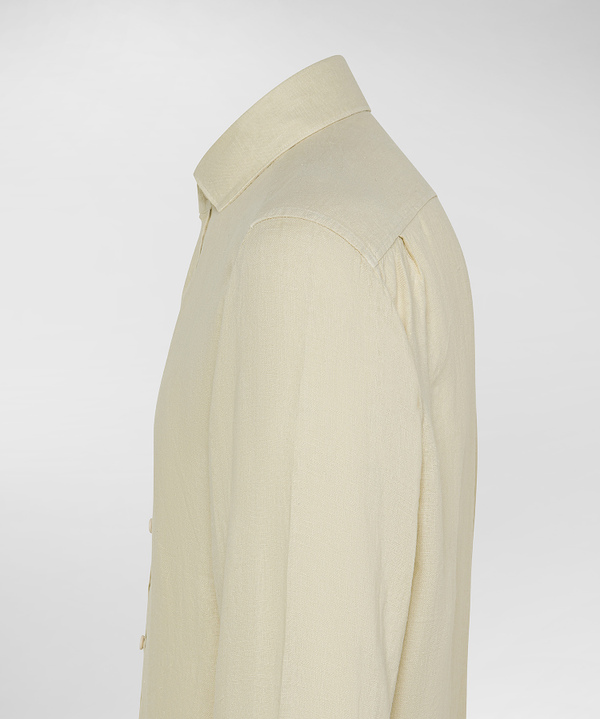 Garment-dyed linen shirt - Peuterey