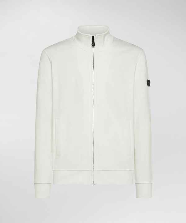 Felpa con collo in piedi e full zip - Peuterey