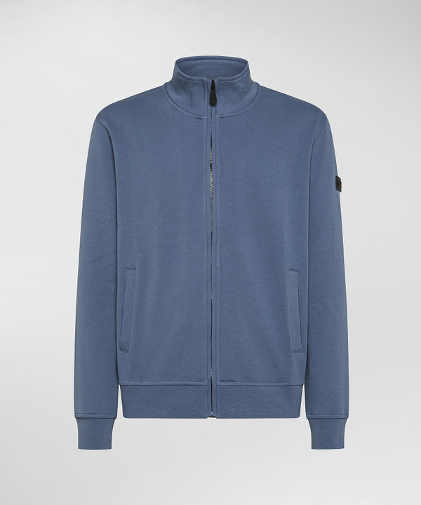 Sweatshirt with stand-up collar and full zip - Peuterey