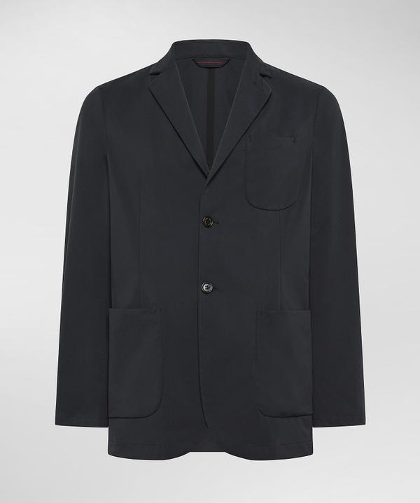 Blazer con taschino in tela cotoniera - Peuterey