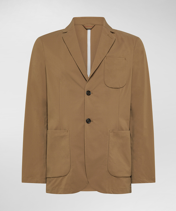 Blazer mit Brusttasche aus Baumwollgewebe - Peuterey