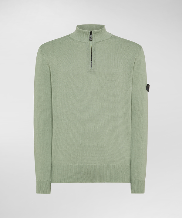 Soft Touch-Pullover aus Baumwolltrikot - Peuterey