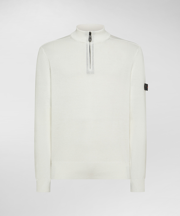 Soft-touch cotton knit sweater - Peuterey
