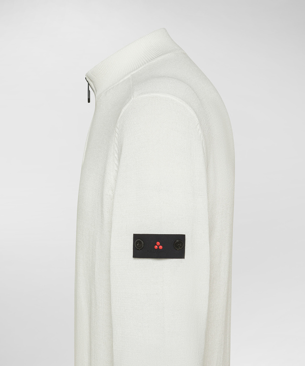 Soft-touch cotton knit sweater - Peuterey