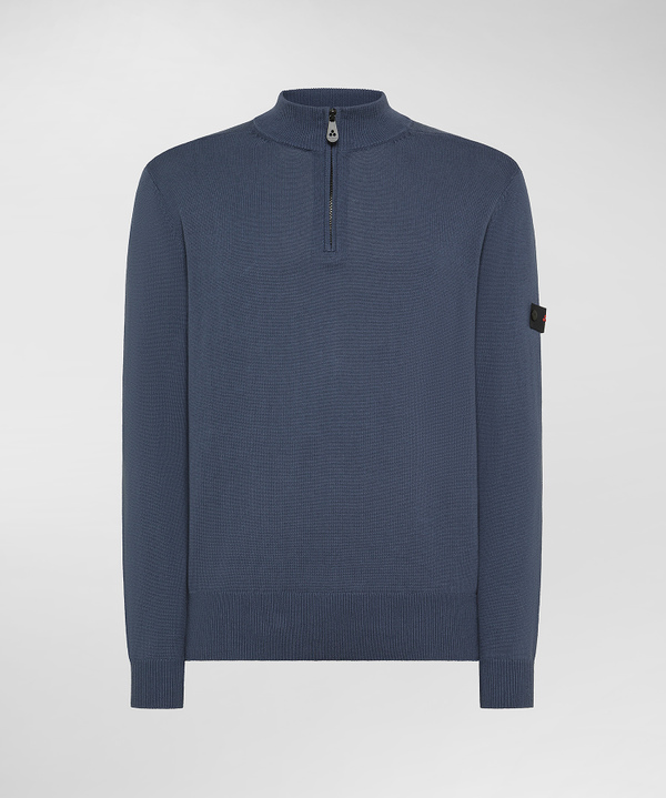 Soft-touch cotton knit sweater - Peuterey