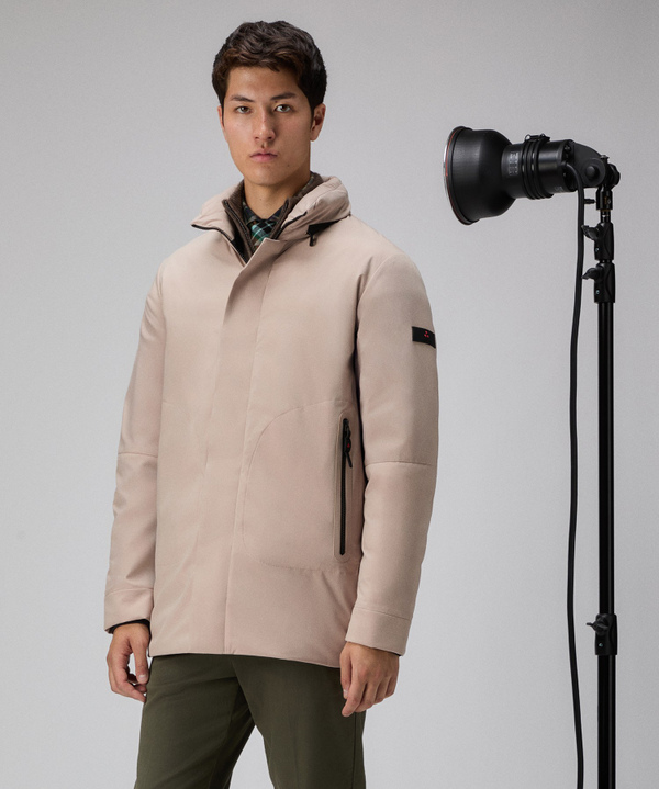 Giacca stretch con cappuccio estraibile - Peuterey