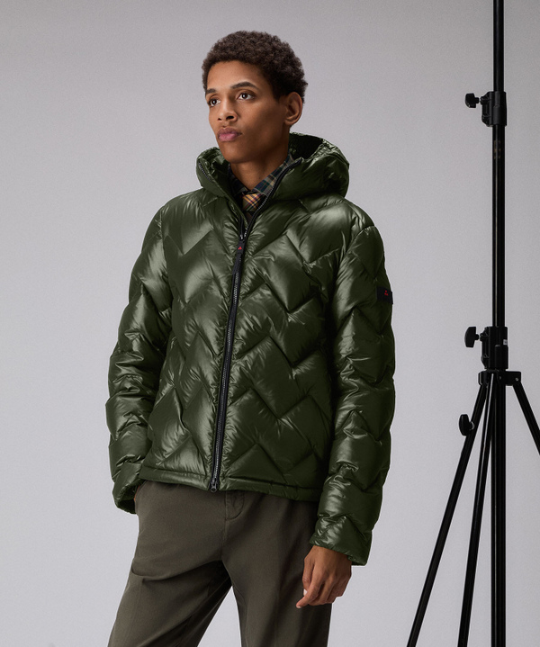 Piumino con trapunta chevron - Peuterey