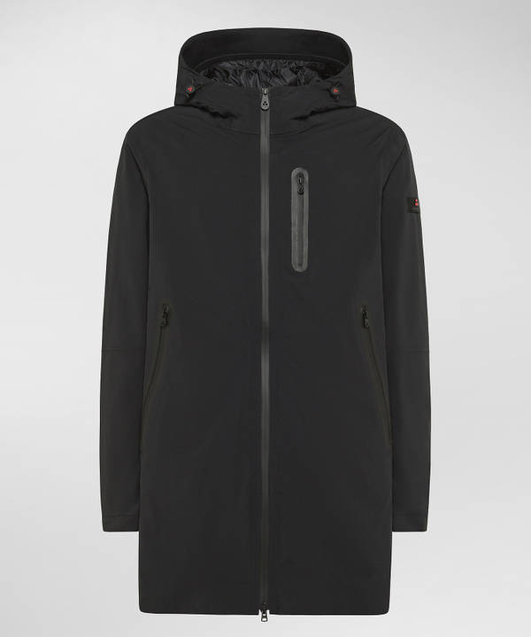 Overcoat liscio con cappuccio - Peuterey