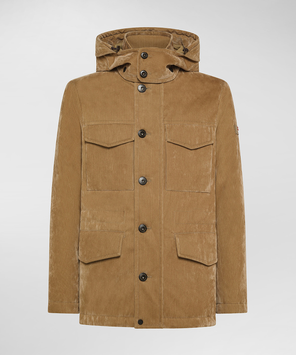 Velvet-effect field jacket - Peuterey