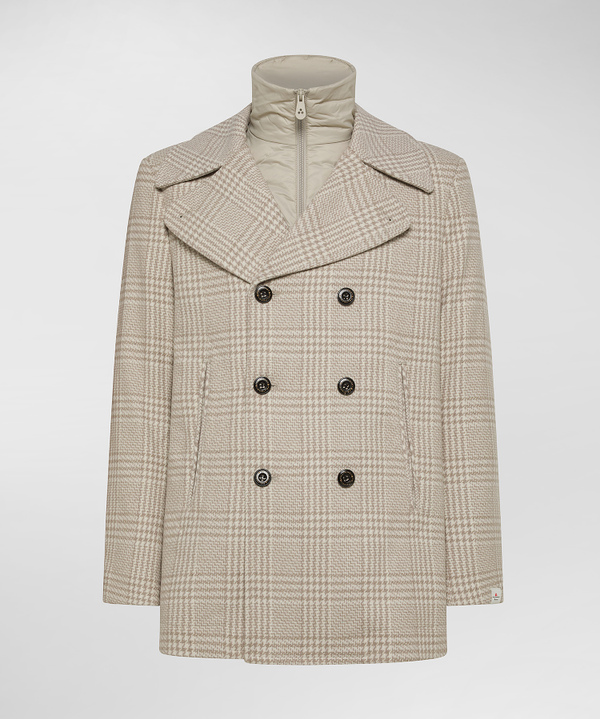 Zweireihige Jacke mit abnehmbarem Latz - Peuterey