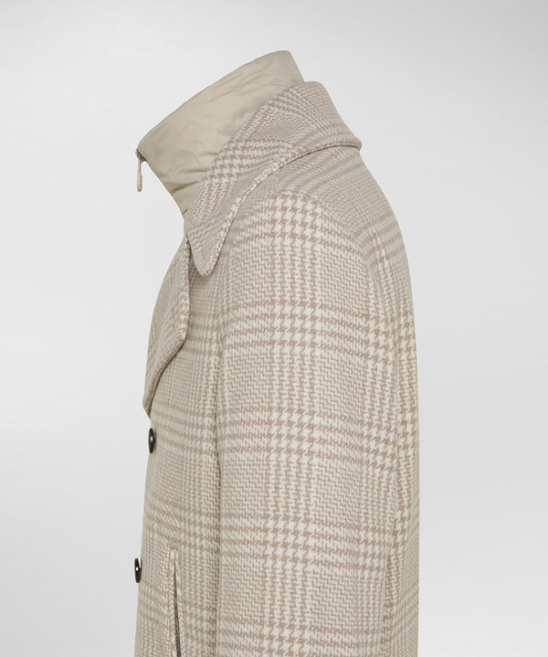 Zweireihige Jacke mit abnehmbarem Latz - Peuterey