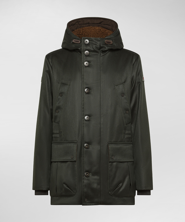 Performance wool drill and cordura jacket - Peuterey