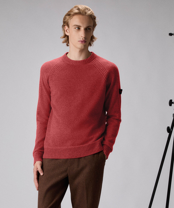 Stranded wool blend sweater - Peuterey