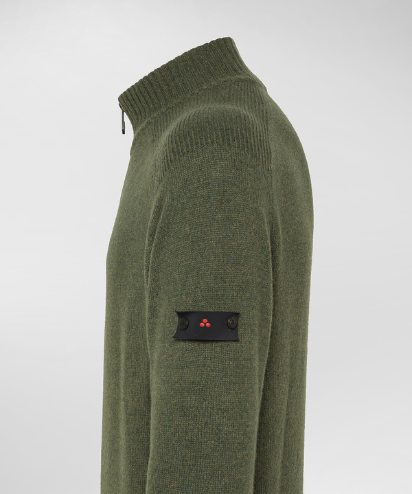 Maglia moulinè con mezza zip - Peuterey