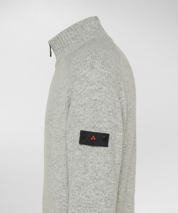 Maglia moulinè con mezza zip - Peuterey
