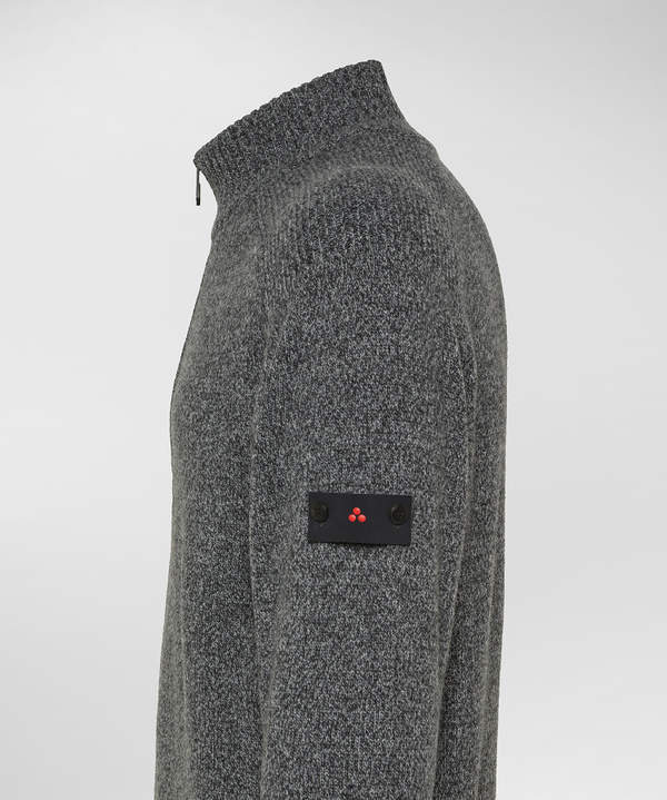 Maglia moulinè con mezza zip - Peuterey