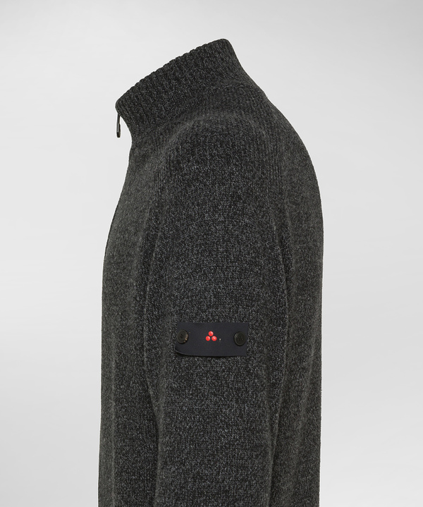 Maglia moulinè con mezza zip - Peuterey