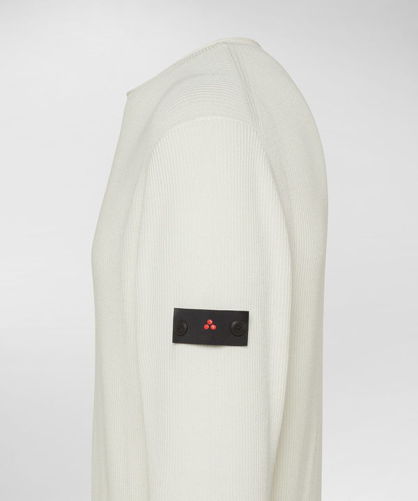 Maglia in cotone a costa inglese - Peuterey