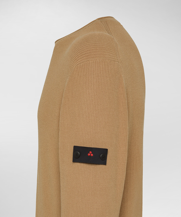 Maglia in cotone a costa inglese - Peuterey