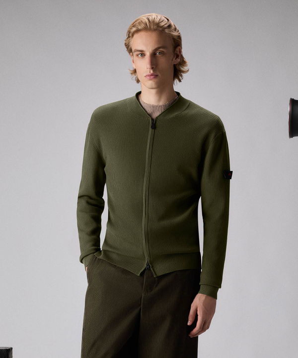 Cotton sweater with zip - Peuterey