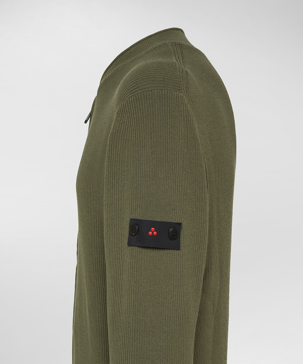 Baumwolltrikot mit Reißverschluss - Peuterey