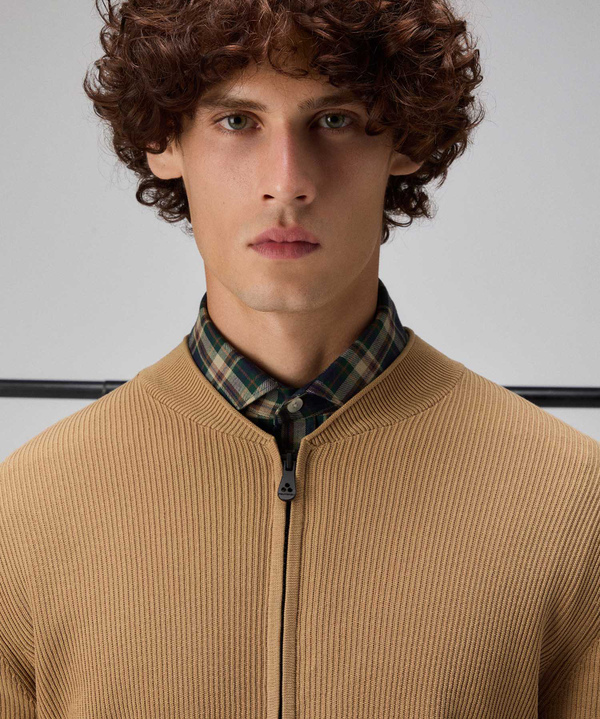 Cotton sweater with zip - Peuterey