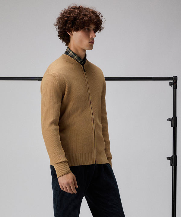 Cotton sweater with zip - Peuterey