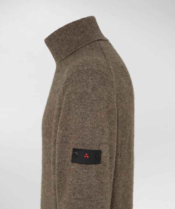 Rollkragenpullover aus Yakwollmischung - Peuterey