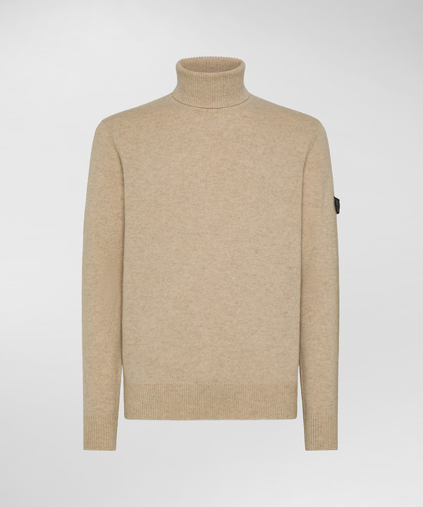 Rollkragenpullover aus Yakwollmischung - Peuterey