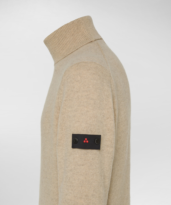 Rollkragenpullover aus Yakwollmischung - Peuterey