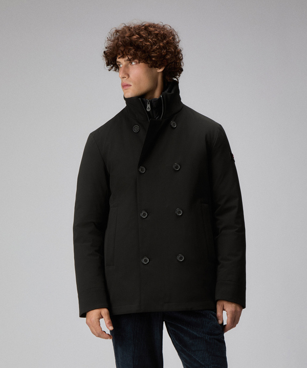 Recycled fabric double-breasted blazer - Peuterey